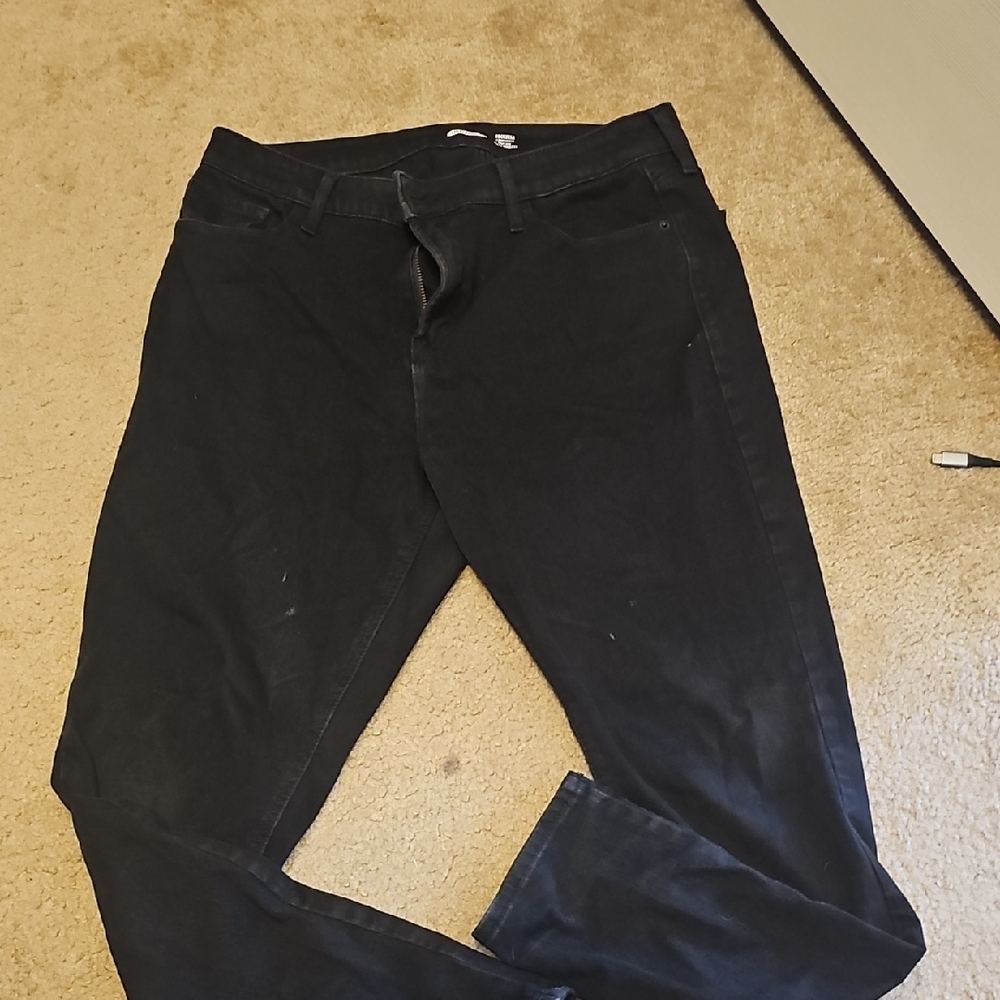 Old Navy Women's Black Boot Cut Jeans